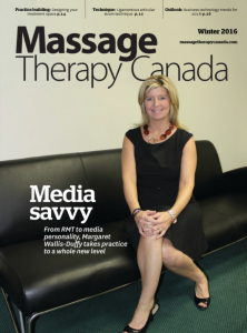 Massage Therapy Canada Winter 2016, Pg 22-23